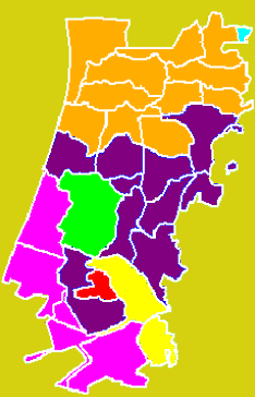 Grens onderzocht gebied 1996/1999